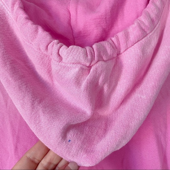 NWT Michael Lauren Gower Sweatshirt Drawstring Hoodie Sweater Pullover Pink M - Picture 6 of 11